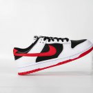 Nike Mens Wmns Dunk Low Retro White Black University Red