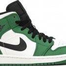 Mens Wmns Air Jordan 1 Mid Pine Green 852542 301