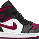 Mens Wmns Air Jordan 1 Mid Noble Red 554724 066