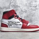 Men's Air Mens Wmns Jordan 1 Retro High Off-White Chicago Red Sneakers