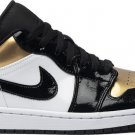 Mens Wmns Air Jordan 1 Low Gold Toe CQ9447 700