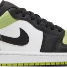 Mens Wmns Air Jordan 1 Low SE Vivid Green Snakeskin DX4446 301