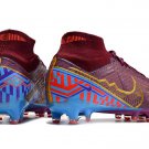 Nike Air Zoom Mercurial Superfly 9 Elite AG KM Mbappe - Dark BeetrootMetallic Vivid Gold