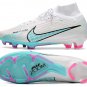 Nike Air Zoom Mercurial Superfly 9 Elite FG - WhiteBaltic BlueLaser Pink
