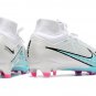 Nike Air Zoom Mercurial Superfly 9 Elite FG - WhiteBaltic BlueLaser Pink