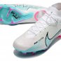 Nike Air Zoom Mercurial Superfly 9 Elite FG - WhiteBaltic BlueLaser Pink