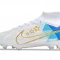 Nike Air Zoom Mercurial Superfly 9 Elite FG Enzo Fernandez - Nuovo WhiteMetallic GoldMulticolor Blue