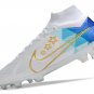 Nike Air Zoom Mercurial Superfly 9 Elite FG Enzo Fernandez - Nuovo WhiteMetallic GoldMulticolor Blue