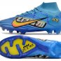 Nike Air Zoom Mercurial Superfly 9 Elite FG KM X Mbappe - Baltic BlueWhite
