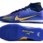 Nike Air Zoom Mercurial Superfly 9 Elite Indoor - Purple BlueBlackYellow