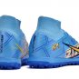 Nike Air Zoom Mercurial Superfly 9 Elite Turf KM X Mbappe - Baltic BlueWhite
