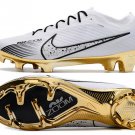 Nike Air Zoom Mercurial Vapor 15 Elite FG - WhiteGoldBlack