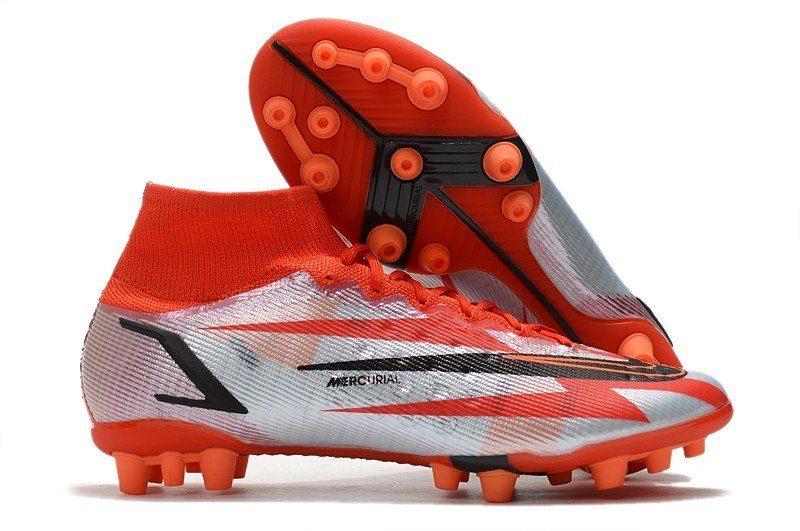 Mercurial Superfly 8 Elite AG-Pro CR7 Spark Positivity - Chile RedBlackGhostTotal Orange
