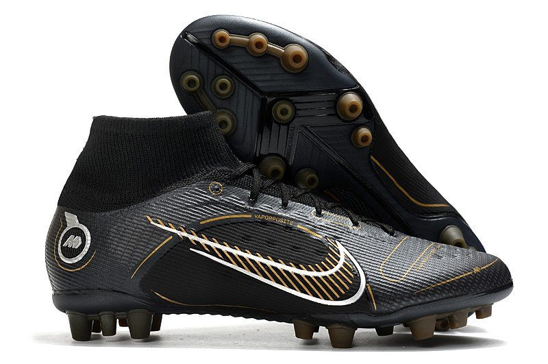 Mercurial Superfly 8 Elite AG-Pro Shadow Pack - Black Metallic Gold Metallic Silver