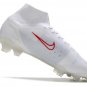 Mercurial Superfly Dragonfly 8 Elite FG - White  Red