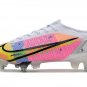 Mercurial Vapor 14 Elite SG-Pro Dragonfly - WhiteMetallic SilverDark Raisin