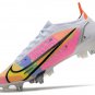 Mercurial Vapor 14 Elite SG-Pro Dragonfly - WhiteMetallic SilverDark Raisin