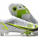 Mercurial Vapor 14 Elite SG-PRO Silver Safari CR7 - WhiteBlackMetallic SilverVolt