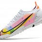 Mercurial Vapor 14 Elite Turf Dragonfly - WhiteSilverPink