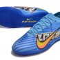 Zoom Mercurial Vapor 15 Elite Indoor KM X Mbappe - Baltic BlueWhite