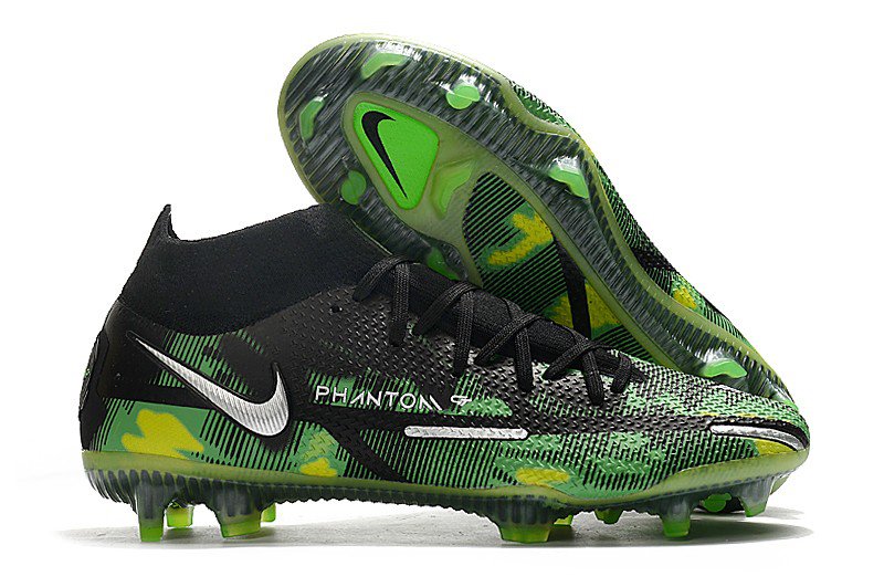 Phantom GT2 Elite Dynamic Fit FG Shockwave Pack - BlackMetallic PlatinumGreen Strike