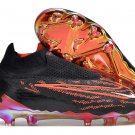 Phantom GX Elite DF FG Link Football - BlackBright CrimsonRedWhite