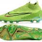 Phantom GX Elite DF FG Link Football - Laser GreenVolt BlackRed