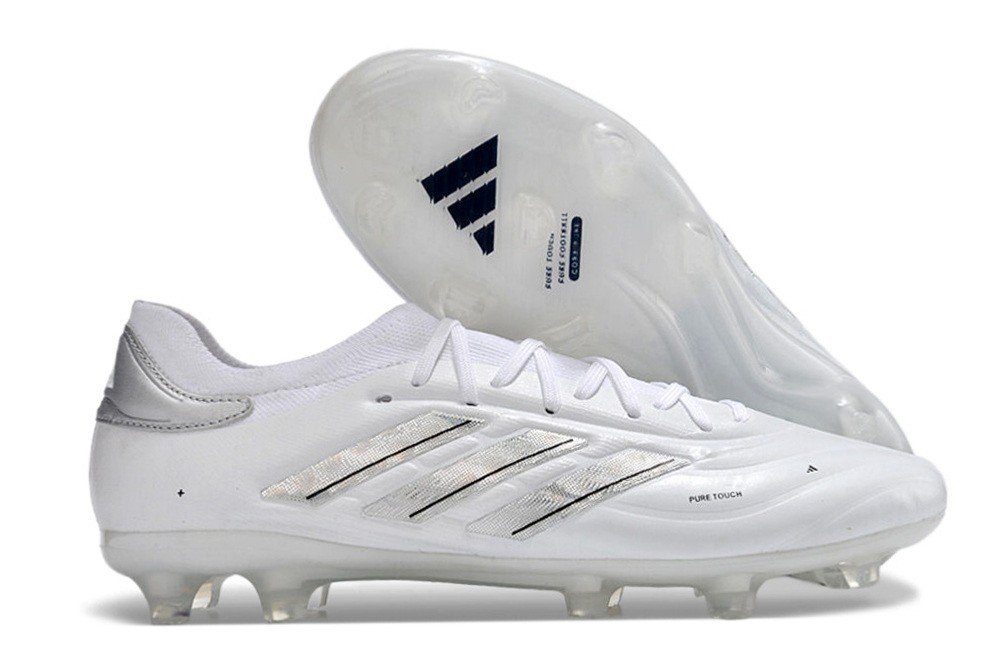 adidas Copa Pure 2+ FG Base - WhiteSilver Metallic