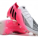 adidas Predator Edge LZ.1 Low FG Unite Football LIMITED EDITION - Solar PinkCore BlackFootwear White