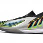 Adidas Predator Edge.1 Indoor Beyond Fast - Silver MetallicCore BlackSolar Green