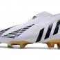 adidas Predator Edge+ FG Al Hilm - WhiteBlackMetallic Gold