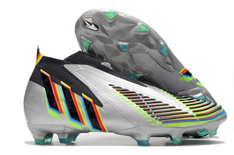 adidas Predator Edge+ FG Beyond Fast - Silver MetallicCore BlackSolar Green