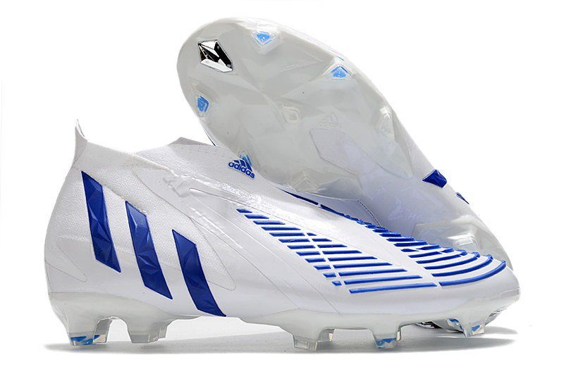 adidas Predator Edge+ FG Diamond Edge - WhiteBlueWhite