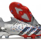 Adidas Predator Freak.1 Low FG Showpiece - Silver  Black  Red  Blue