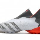 Adidas Predator Freak+ Laceless TF Whitespark - White  Silver  Red