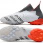 Adidas Predator Freak+ Laceless TF Whitespark - White  Silver  Red