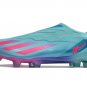 adidas X Crazyfast Messi.1 Laceless FG Bienvenido a Miami - Aqua BlueLucid PinkLucid Cyan