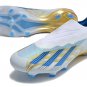 adidas X Crazyfast Messi.1 Laceless FG Las Estrellas - WhitePulse BlueGold Metallic