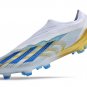 adidas X Crazyfast Messi.1 Laceless FG Las Estrellas - WhitePulse BlueGold Metallic