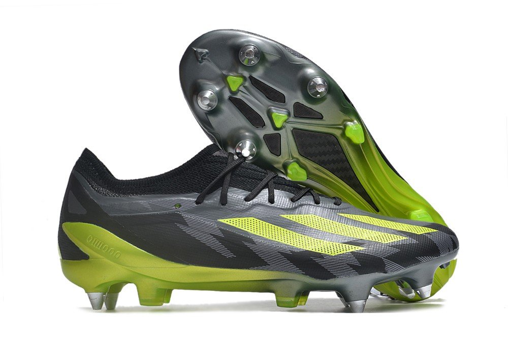 adidas X Crazyfast.1 SG Crazycharged - Core BlackYellowGrey Five