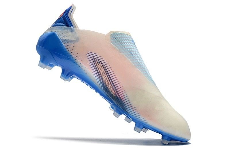 Adidas X Ghosted+ AG - White Blue Pink Cleats