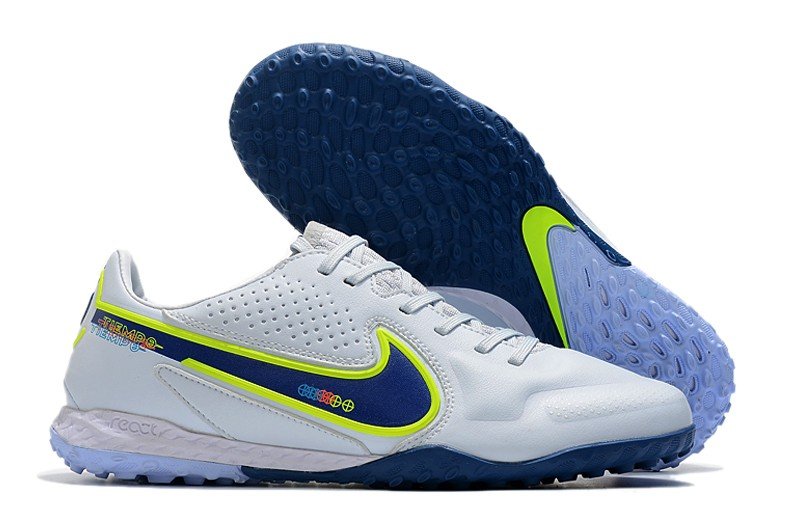 Nike React Tiempo Legend 9 Pro Turf Progress Pack - GreyBlueLt Marine