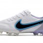 Nike Tiempo Legend 9 Elite FG - WhiteBlackBlue