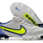 Nike Tiempo Legend 9 Elite FG Recharge Pack - Grey FogVoltSapphireBlue