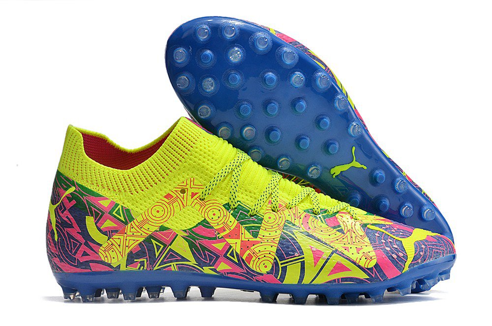 Puma Future Ultimate MG Energy - Ultra BlueYellow AlertPink