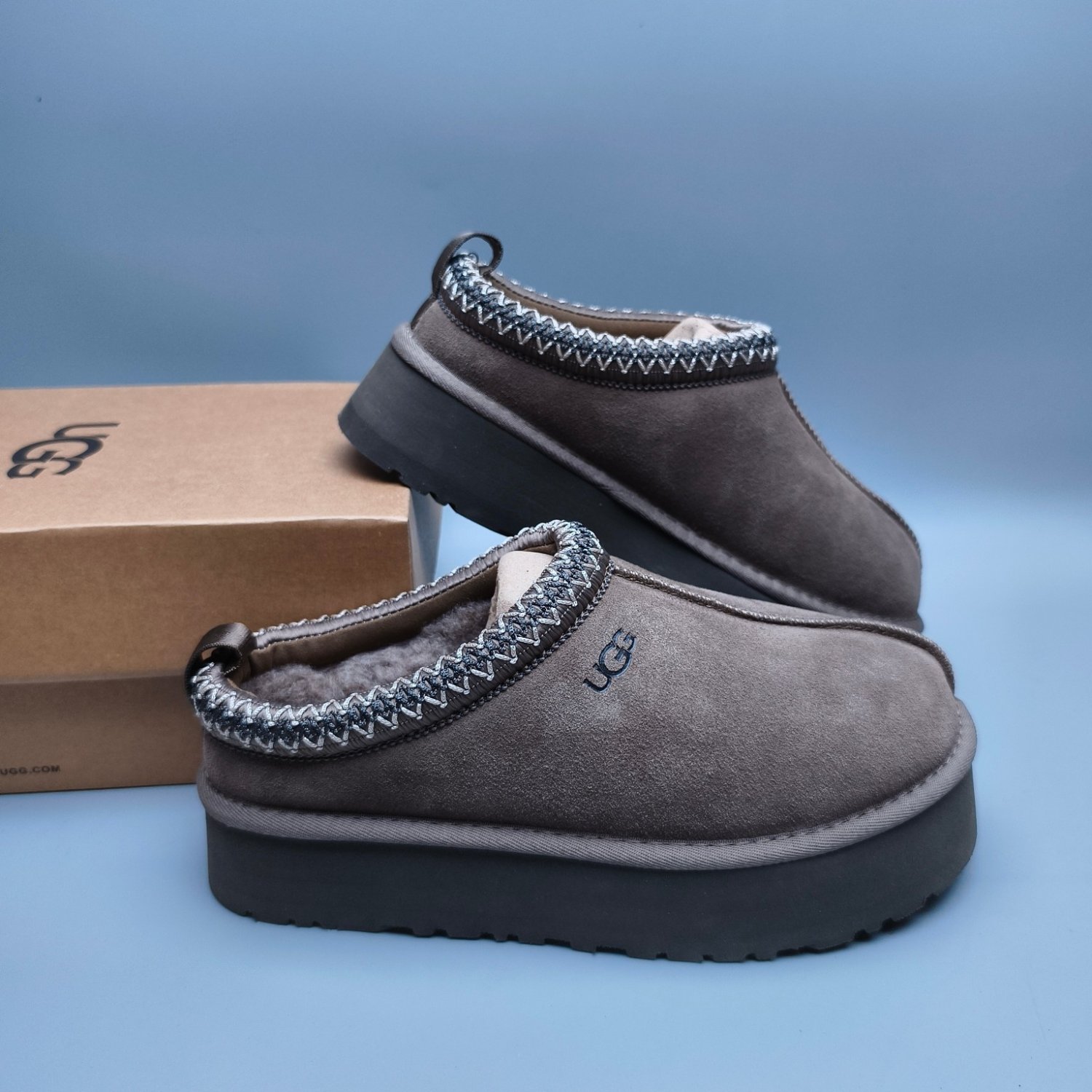 Brand Braid Tazz Platform Slippers