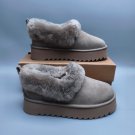 UDDLE UP WOOL LINED SUEDE BOOTIE - CHESTNUT