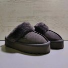 UGG DISQUETTE SLIPPER PLATFORM SLIDE GREY SUEDE WOOL CLOG WOMEN