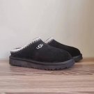 UGG TASMAN BLACK SUEDE SLIPPERS