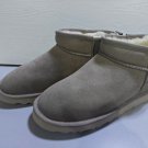 UGG GOAT CLASSIC ULTRA MINI SUEDE SHEEPSKIN BOOTS